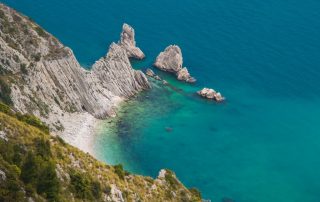 percorsi di trekking sul Monte Conero passo del lupo