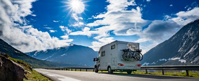 itinerario in camper marche